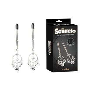 Grampos para Mamilos Estilo Pinça com Guizo