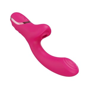 Vibrador Ponto G e Estimulador Clitoriano com  Pulsação
