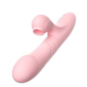 Vibrador de Ponto G e Clitóris com Vai e Vem