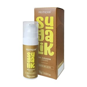 Sugalik Sugador Líquido Sabor Doce de Leite 15g