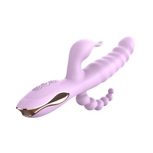 Vibrador com Movimentos Wave na Ponta - 3 em 1
