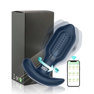 Plug Anal Vibro Rotativo Via Aplicativo