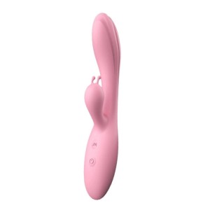 Vibrador Dobrável com Estimulador de Clitóris Rabbit