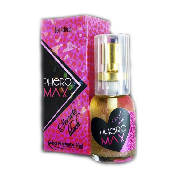 PERFUME PHERO MAX SECRETS BLACK 20ml LA PIMIENTA
