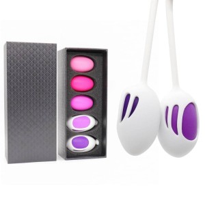 Bolas de Pompoar com 5 Pesos e 2 Suportes