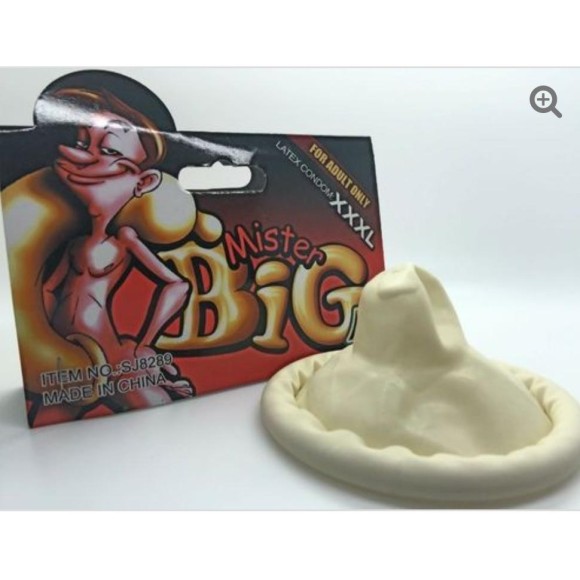 CAMISINHA GIGANTE MISTER BIG PRESERVATIF XXXL HUAHAO