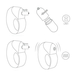 Anel Peniano com Cápsula Vibratória