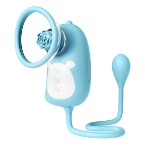 Sugador Clitoriano Recarregável com Estimulador Vai e Vem e Bullet