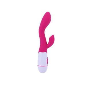 Vibrador Ponto G com Estimulador Clitoriano à Pilha