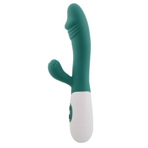 Vibrador com Estimulador de Clitóris à Pilha