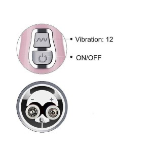 Vibrador de Ponto G e Clitóris à Pilha AA - Jelly - 3 em 1