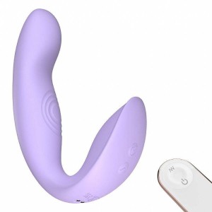 Vibrador de Ponto G e Clitóris com Tapping
