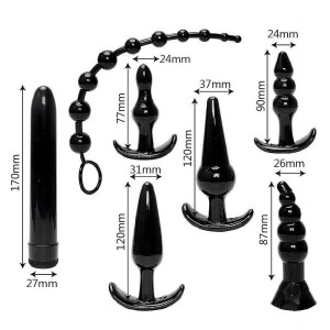 Kit com 1 Personal e 6 Plug Anal