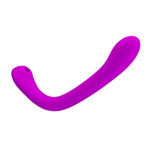 Vibrador Recarregável Flexível com Língua Estimuladora
