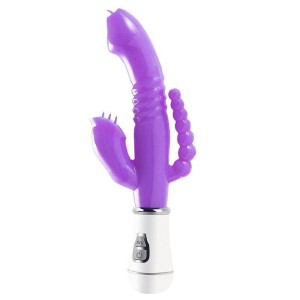 Vibrador de Ponto G e Clitóris à Pilha AA - Jelly - 3 em 1