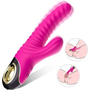 Vibrador Ponto G com Estimulador Clitoriano
