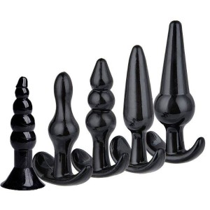 Kit com 5 Plug Anal