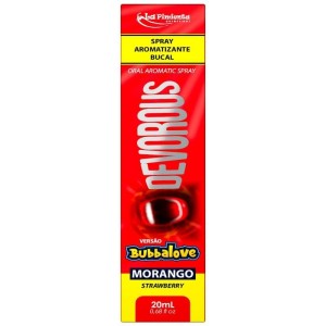 DEVOROUS BUBBALOVE MORANGO - SPRAY PARA SEXO ORAL
