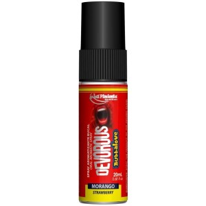 DEVOROUS BUBBALOVE MORANGO - SPRAY PARA SEXO ORAL
