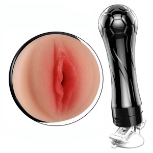 Masturbador Masculino Cyberskin Lanterna Vagina com Ventosa