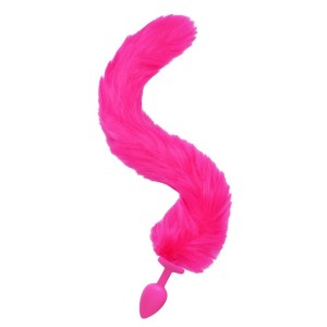 Plug Anal Silicone com Rabo Raposa Tamanho P