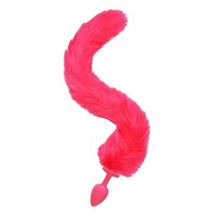 Plug Anal Silicone com Rabo Raposa Tamanho P