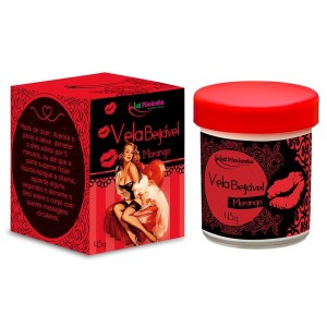 VELA BEIJÁVEL MORANGO 45G