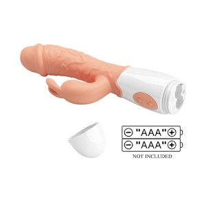 Vibrador com Estimulador Clitoriano - à Pilha
