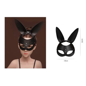 Máscara de Coelho com Orelhas Longas