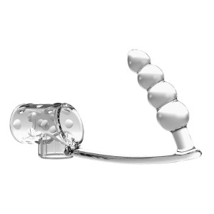 Meia Capa Peniana com Plug Anal