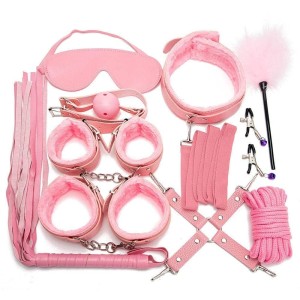 KIT SADO BONDAGE COM 10 PEÇAS