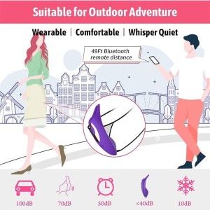 Vibrador de Calcinha Controle via App 