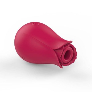 Vibrador de Sucção Formato Rosa