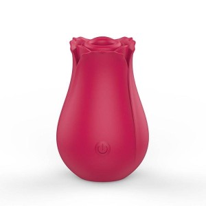 Vibrador de Sucção Formato Rosa