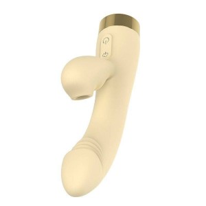 Vibrador de Ponto G e Clitóris com Pulsação