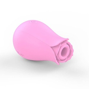 Vibrador de Sucção Formato Rosa