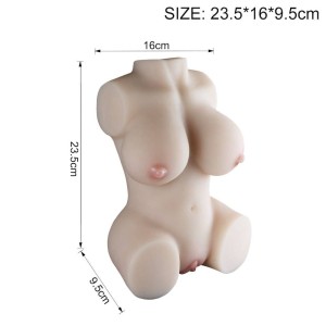 Masturbador Realístico em Cyberskin em Formato de Meio Corpo 1,5 KG