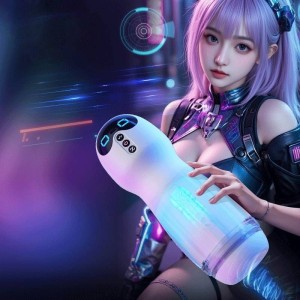 Masturbador Lanterna com 10 modos de vibração e Modo Explosão Instantânea