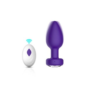 Plug Anal em Silicone com Controle Remoto 