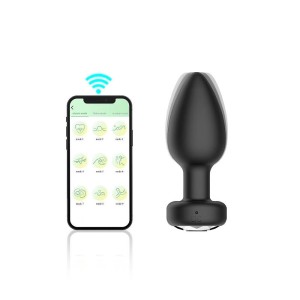 Plug Anal em Silicone com Controle por Aplicativo