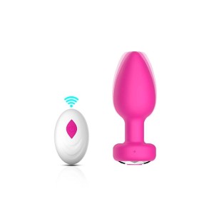 Plug Anal em Silicone com Controle Remoto 