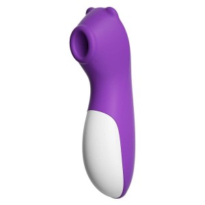 Estimulador de Clitóris Recarregável em Formato de Urso com 10 Modos de Pulsação