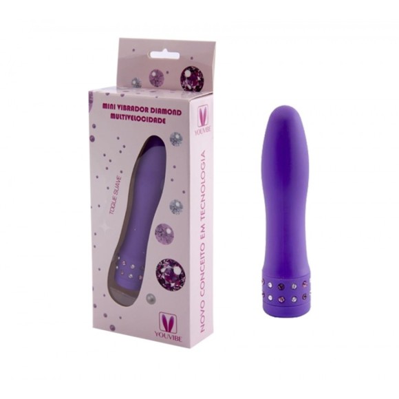  VIBRADOR DIAMOND COM PEDRAS  MULTIVELOCIDADE GUANG