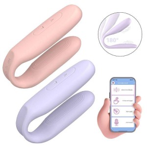 Vibrador de Casal por Aplicativo, VIBRADOR COM APP, RECARREGÁVEL