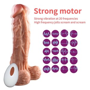 Pênis com Ventosa e Controle Remoto