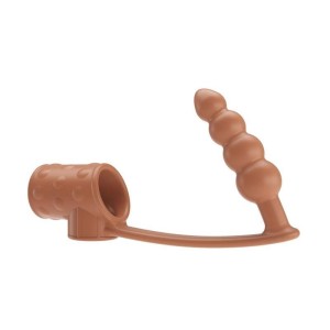 Meia Capa Peniana com Alça para o Escroto e Penetrador Escalonado