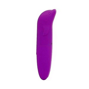 Vibrador Ponto G Golfinho Liso  à Pilha