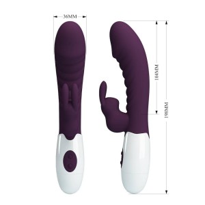 Vibrador Ponto G e Estimulador de Clitóris à Pilha
