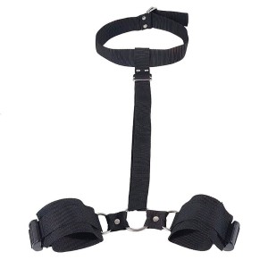 Kit Bondage Algema para Pulso e Pescoço 