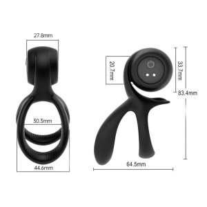 Anel Peniano Duplo com 10 modos de Vibração